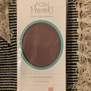 Posh peanut swaddle blanket